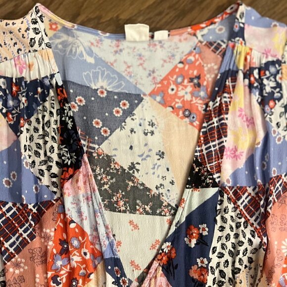 GAP Women's Patchwork Maxi Dress - Multicolor - Picture 3 of 8